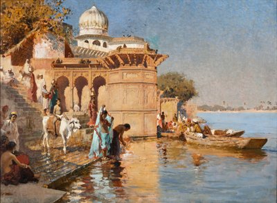 A lo largo de los Ghats, Mathura de Edwin Lord Weeks